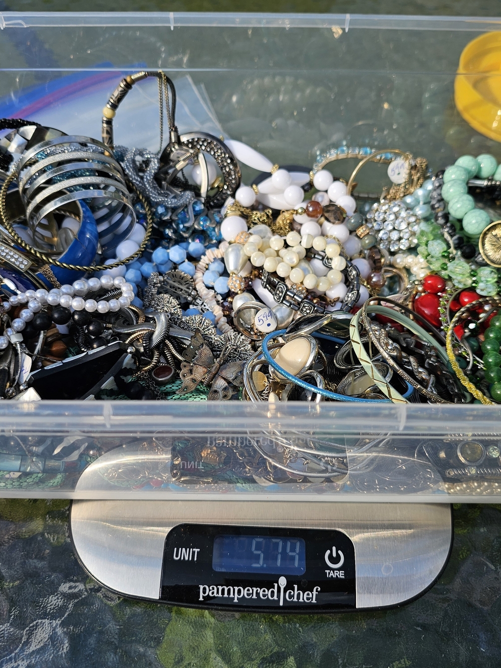 Mixed Assorted Costume Jewelry Lot - Multicolor Beads & Bangles